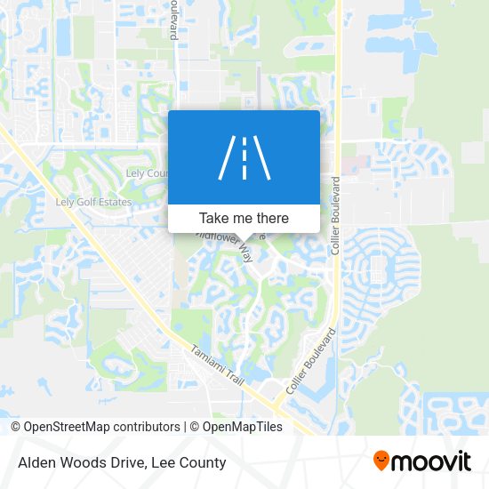 Mapa de Alden Woods Drive