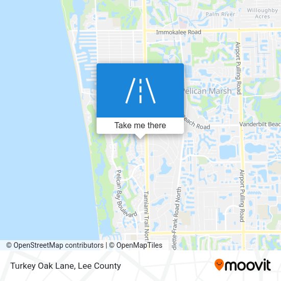 Turkey Oak Lane map