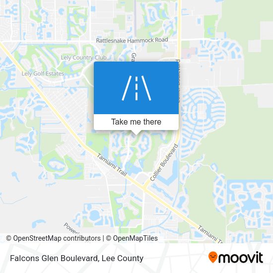 Mapa de Falcons Glen Boulevard