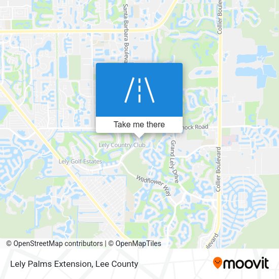Lely Palms Extension map