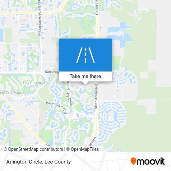 Mapa de Arlington Circle