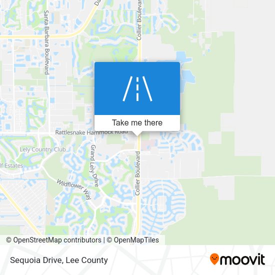 Sequoia Drive map