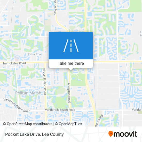 Pocket Lake Drive map