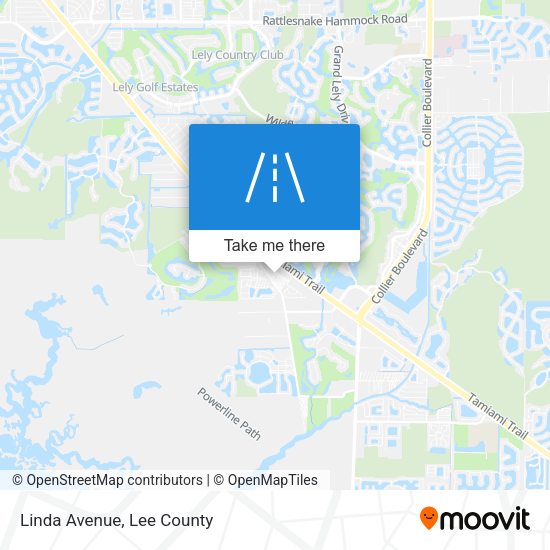 Linda Avenue map