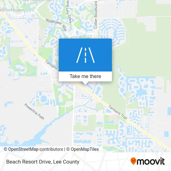 Beach Resort Drive map