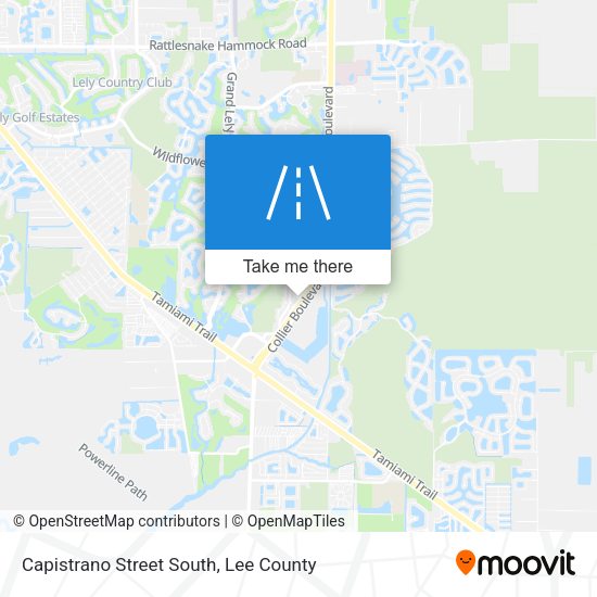 Capistrano Street South map
