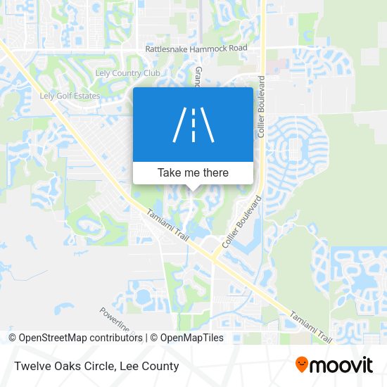 Mapa de Twelve Oaks Circle