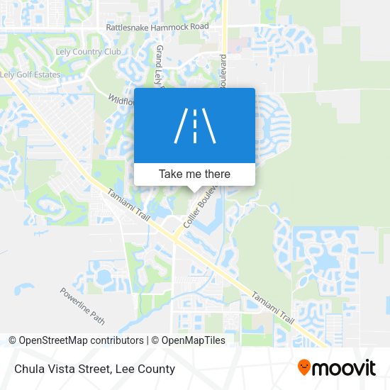 Chula Vista Street map