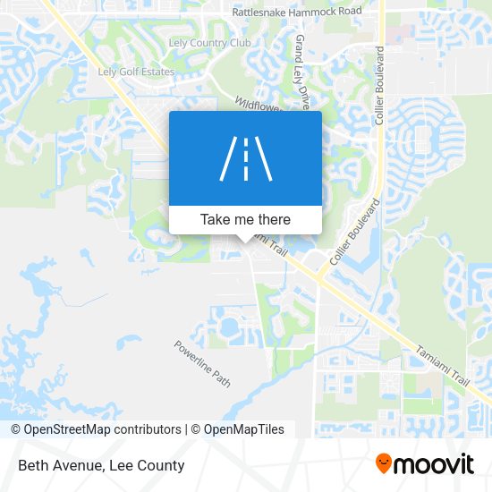 Mapa de Beth Avenue
