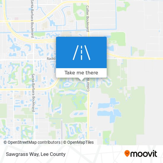 Sawgrass Way map