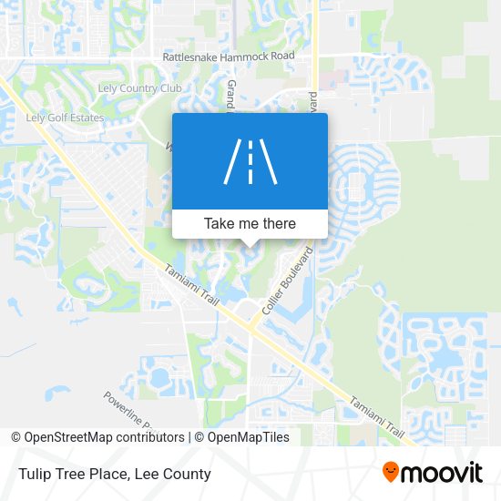 Mapa de Tulip Tree Place