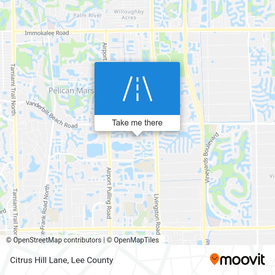 Citrus Hill Lane map