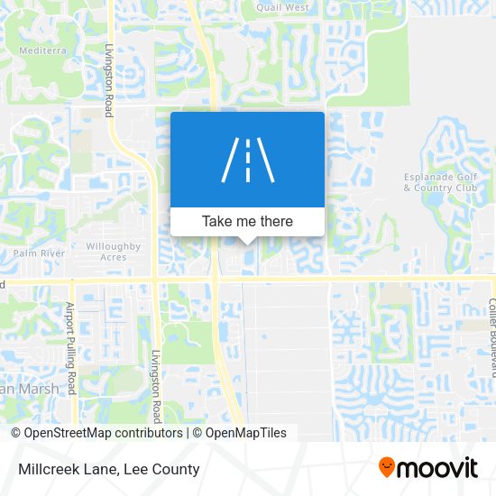 Mapa de Millcreek Lane
