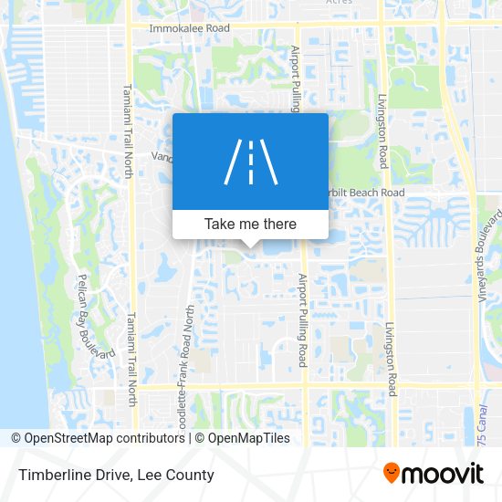 Mapa de Timberline Drive