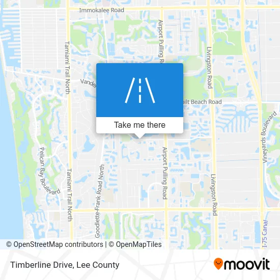 Timberline Drive map