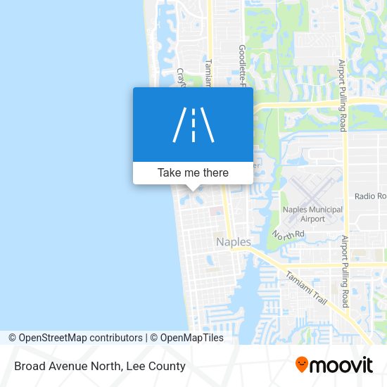 Mapa de Broad Avenue North