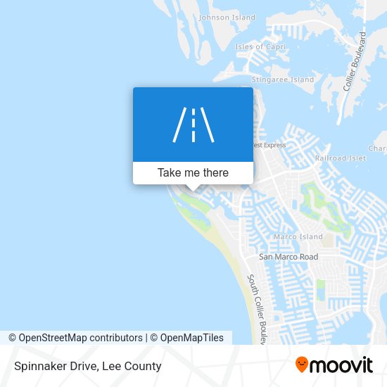 Spinnaker Drive map