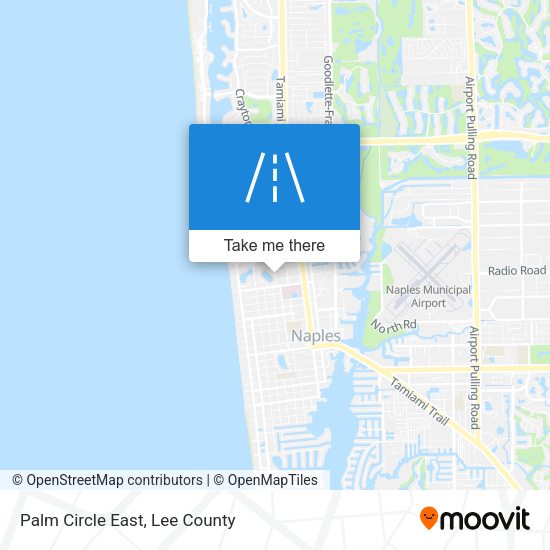 Palm Circle East map