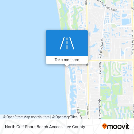 Mapa de North Gulf Shore Beach Access
