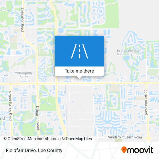 Fieldfair Drive map