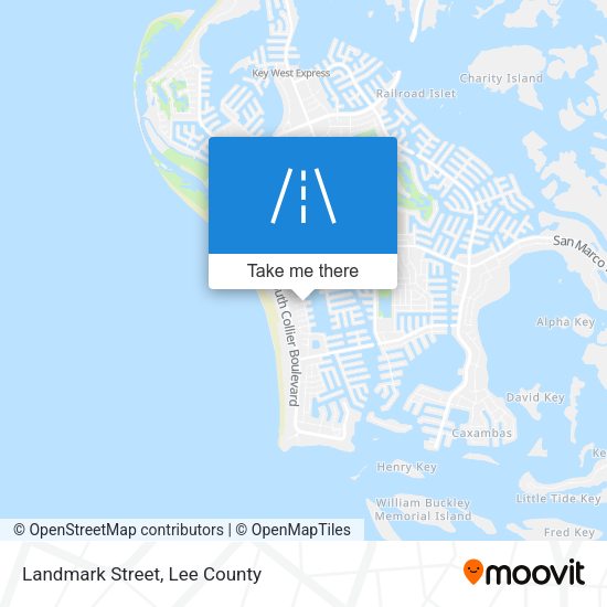 Landmark Street map