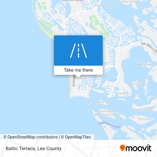 Mapa de Baltic Terrace