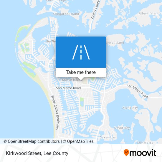 Kirkwood Street map
