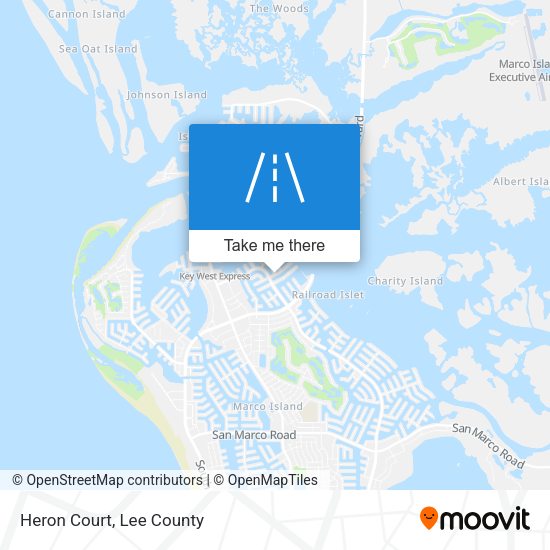 Heron Court map