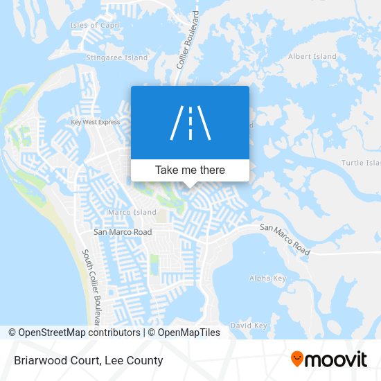 Mapa de Briarwood Court