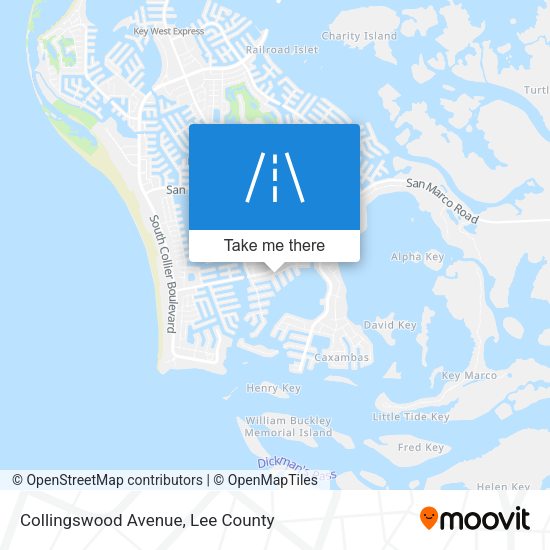 Mapa de Collingswood Avenue