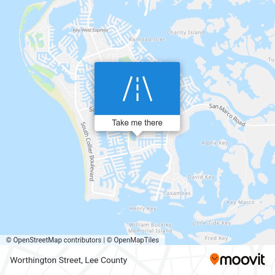 Worthington Street map