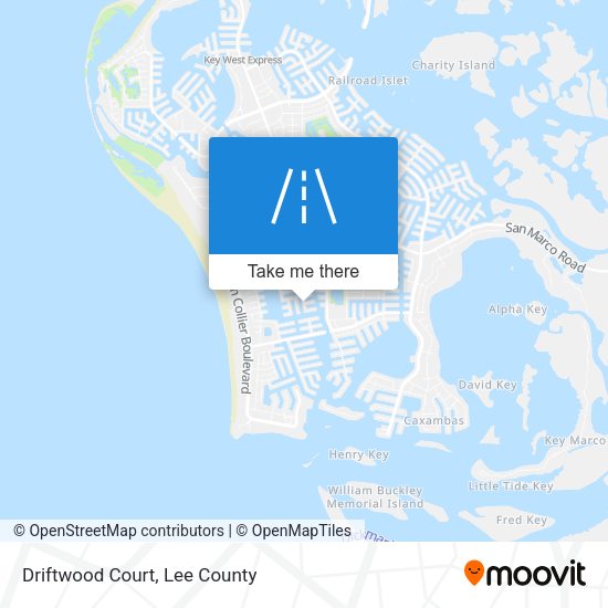 Mapa de Driftwood Court
