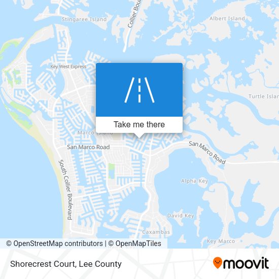 Shorecrest Court map
