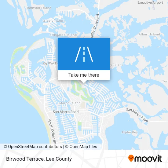 Birwood Terrace map