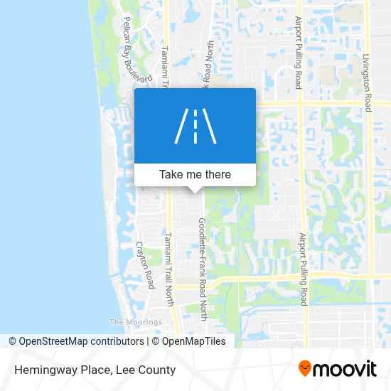 Hemingway Place map