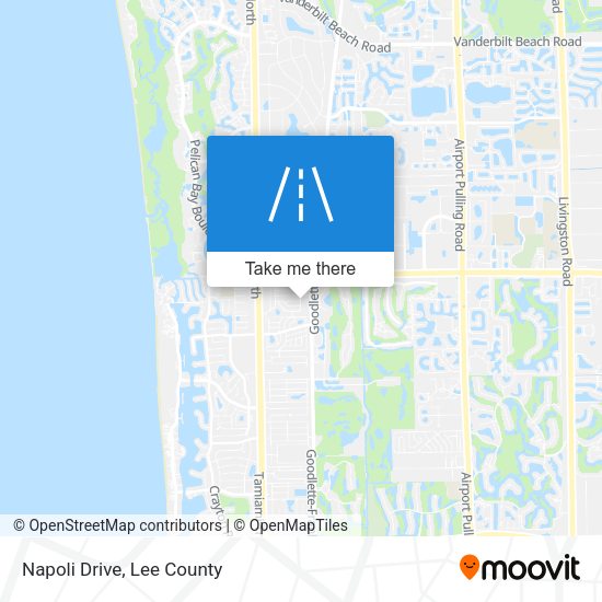 Mapa de Napoli Drive