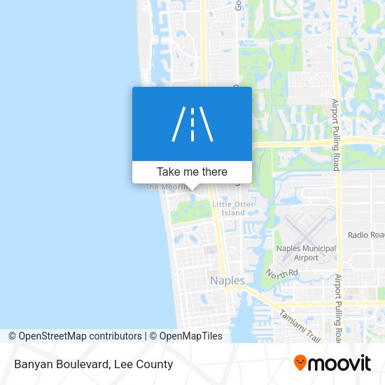 Mapa de Banyan Boulevard