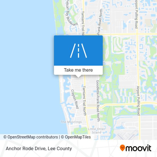 Mapa de Anchor Rode Drive