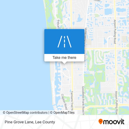 Pine Grove Lane map