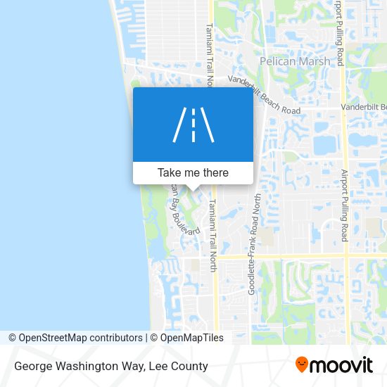 Mapa de George Washington Way