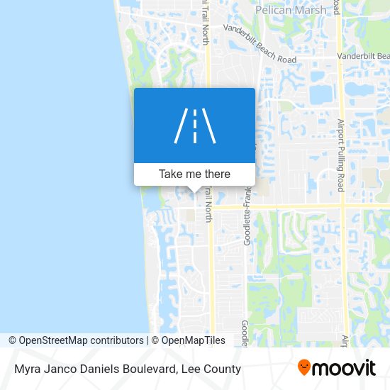 Myra Janco Daniels Boulevard map