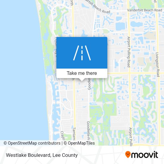 Westlake Boulevard map