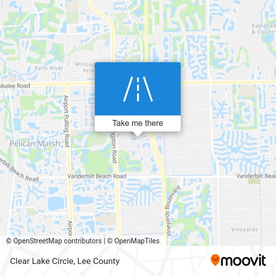 Mapa de Clear Lake Circle