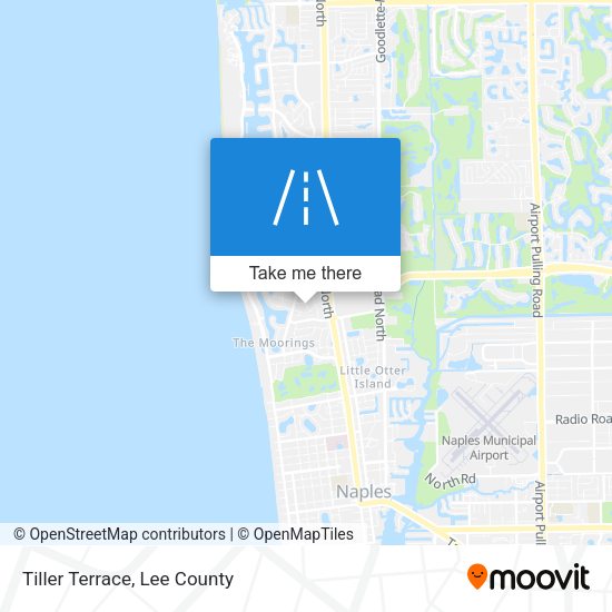 Tiller Terrace map