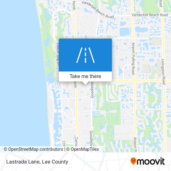 Mapa de Lastrada Lane
