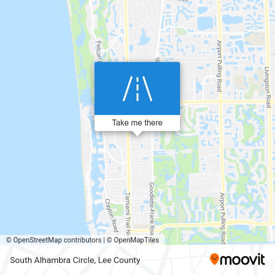 South Alhambra Circle map