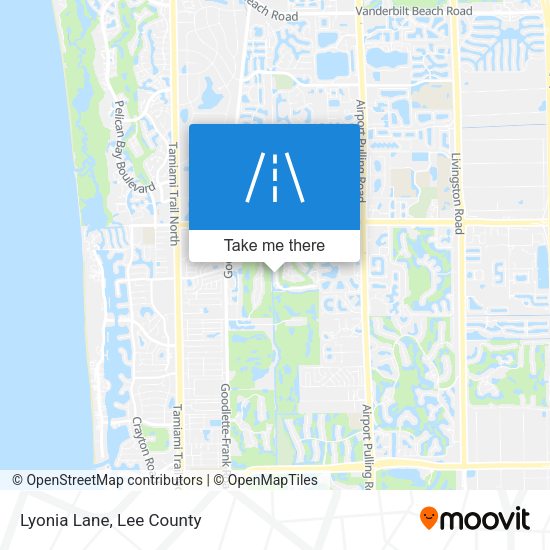 Lyonia Lane map