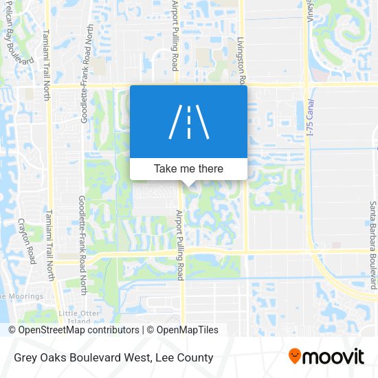 Grey Oaks Boulevard West map