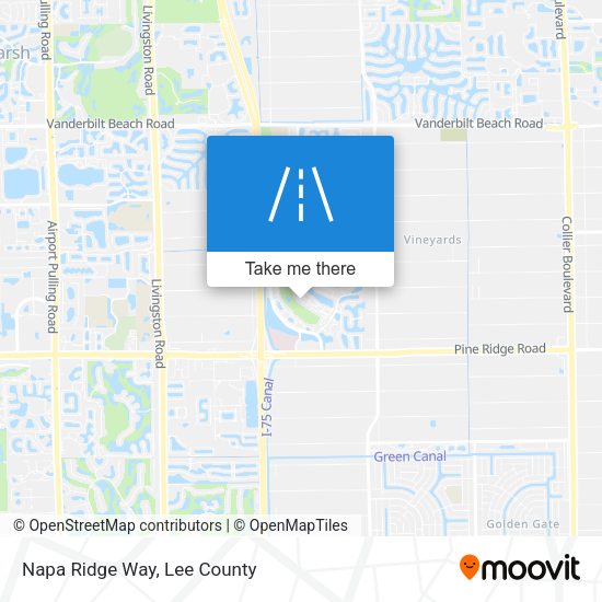 Mapa de Napa Ridge Way