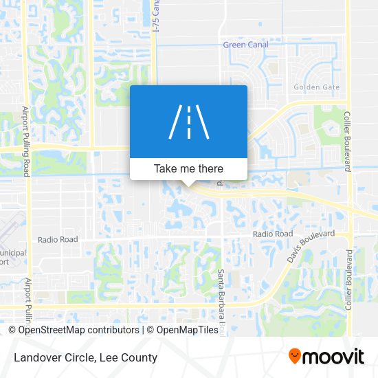 Mapa de Landover Circle